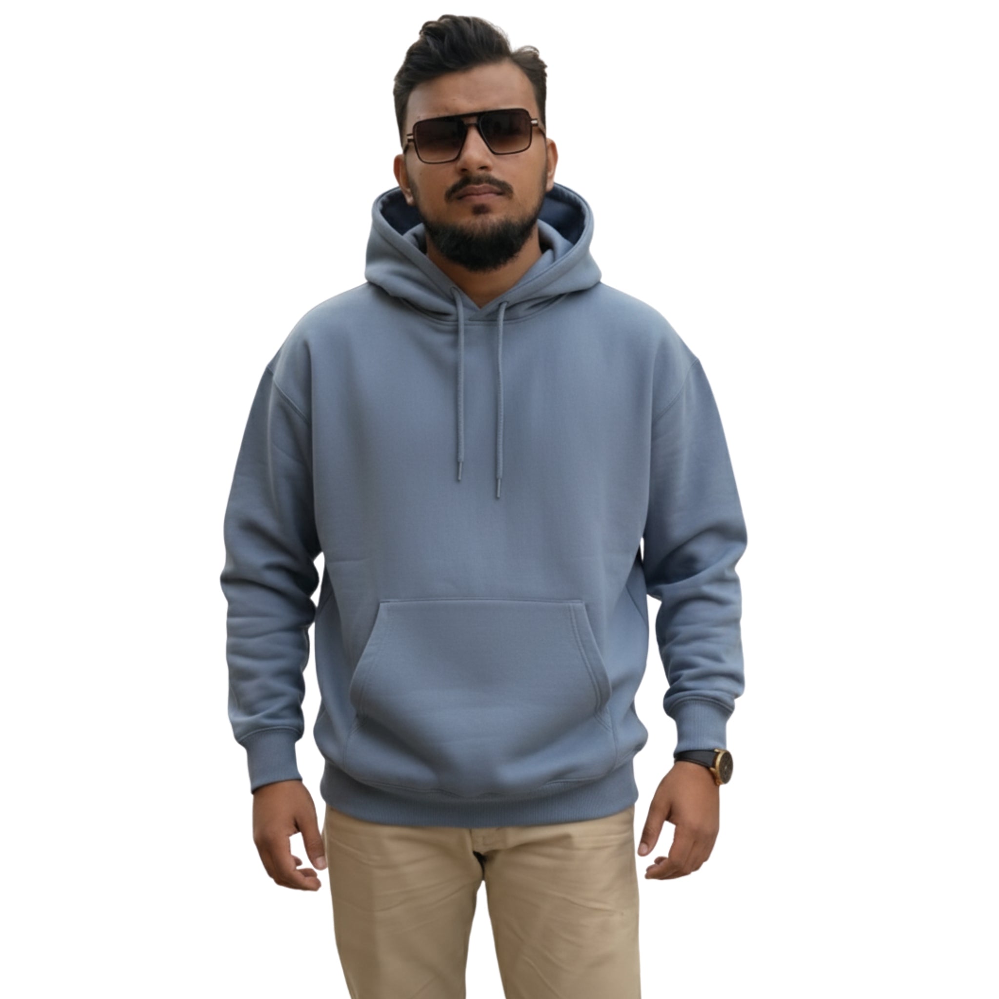Glaci Blue Oversize Hoodie